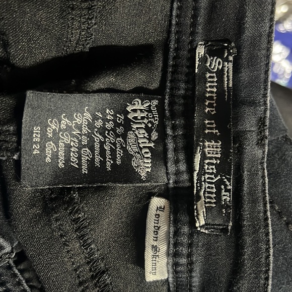 Source of Wisdom London Skinny Jeans - Picture 3 of 3